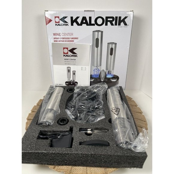 KALORIK Wine Center Opener Preserver Vacuum Seal and Charging Base NEW in Box - Picture 4 of 15